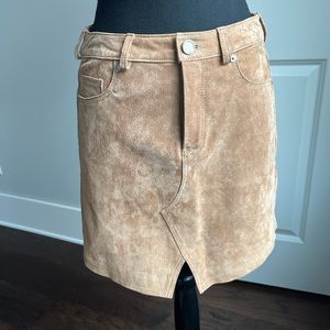 BLANK NYC suede mini skirt